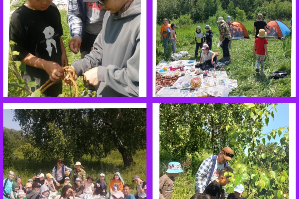 11 маусымда балалар "Айгөлек" жазғы мектеп жанындағы сауықтыру лагерінің жоспарына сәйкес жорыққа шықты. Күн керемет өтті, барлығы жақсы уақыт өткізді, жарқын эмоциялар мен әсерлер алды, көптеген қызықты нәрселерді білді және жақсы демалды.